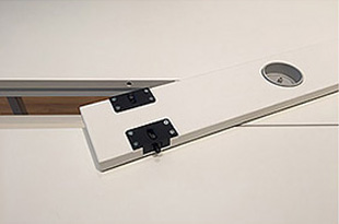 フリーアドレスデスク マルチパーパス テーブル 幅100cm用天板 配線収納付5