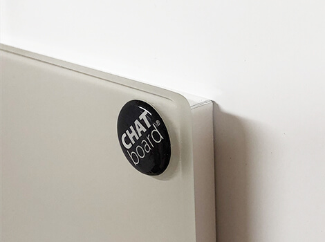 CHAT board チャットボード 70×70(69.5×69.5cm) ガラス製ホワイトボード4