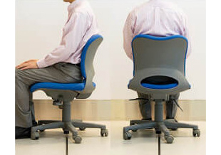 オフィスチェア  パソコンチェア chair OC/チェアOC ループ肘 ヘッドレスト付11