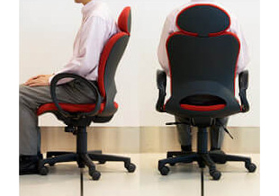 オフィスチェア  パソコンチェア chair OC/チェアOC ループ肘 ヘッドレスト付13