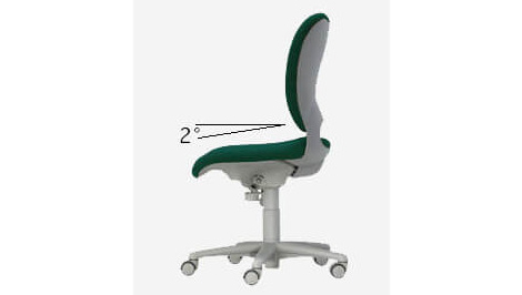 オフィスチェア  パソコンチェア chair OC/チェアOC ループ肘 ヘッドレスト付20
