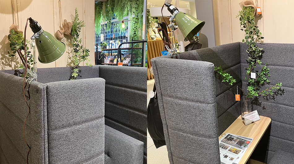 GS2 パーソナルブース 1人用 個別ブース デスク付き (撥水ファブリック オフィス)11