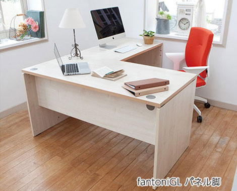 オフィス家具 デスク パソコンデスク専用 引出し 鍵付き 白・黒 A3サイズトレイ3