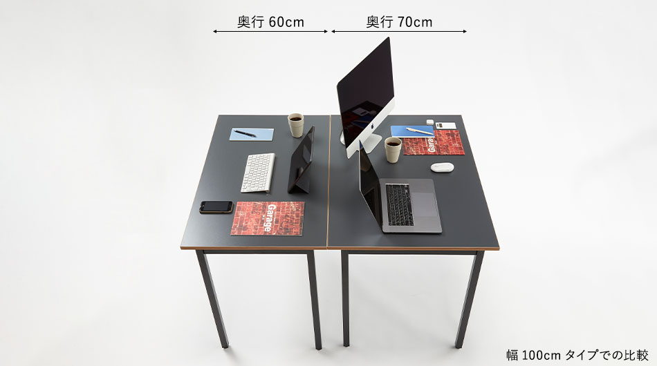 ワーキングテーブル 幅140cm 奥行60cm (パソコンデスク ワークテーブル)3