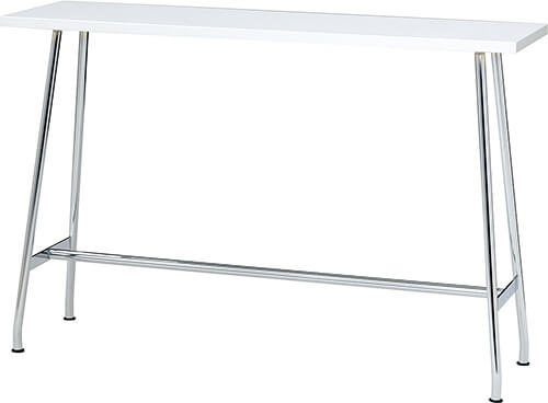 日本製 カウンターテーブル コンソール カフェテーブル 幅150 奥行45 高さ100cmの写真