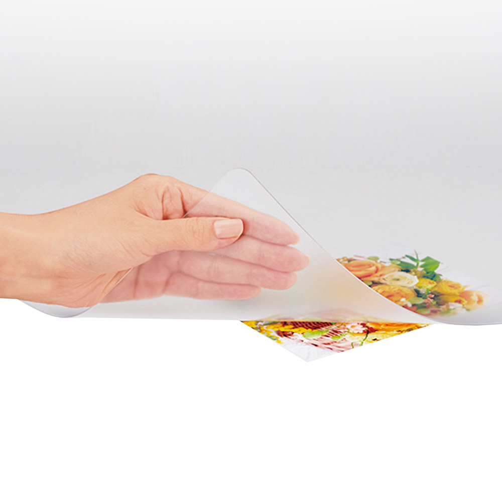 プラス デスクマット 990×690mm マウス対応 斜めカット 両面転写軽減