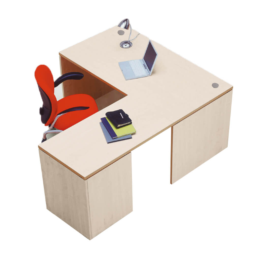 fantoni GL L型デスク 幅140cm (デスク L字デスク パソコンデスク ...