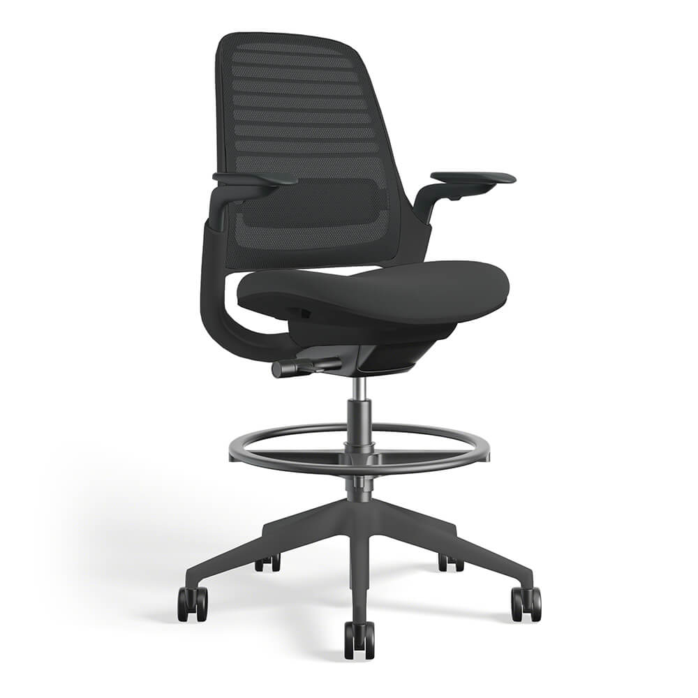 スチールケース(Steelcase) Series1 スツールチェア ブラック