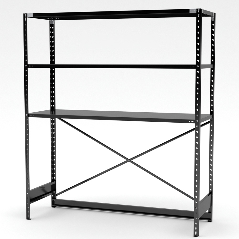 抗菌ABラック 下段開放タイプ 幅181.2×奥行61.2×高さ210cm (スチール