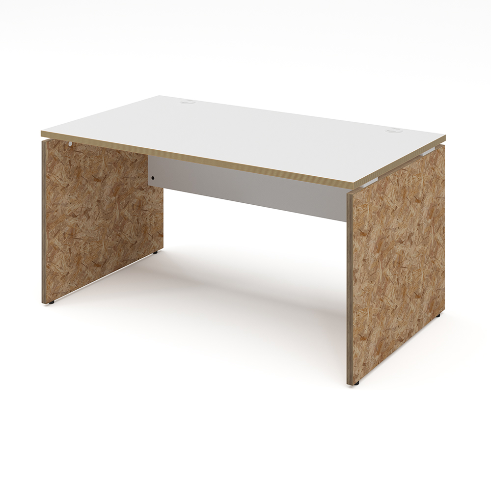 AFデスク OSB脚タイプ 幅140×奥行80×高さ70cm (オフィス パネル脚) の