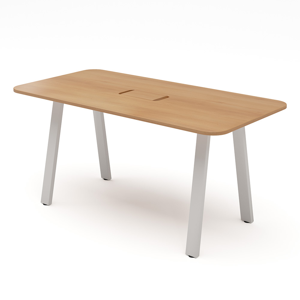 天板ナチュラル/脚ホワイト