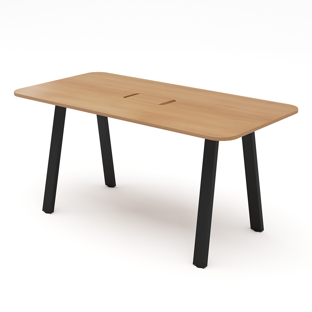 天板ナチュラル/脚ブラック