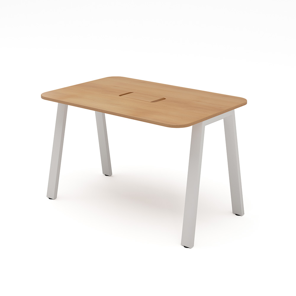 天板ナチュラル/脚ホワイト