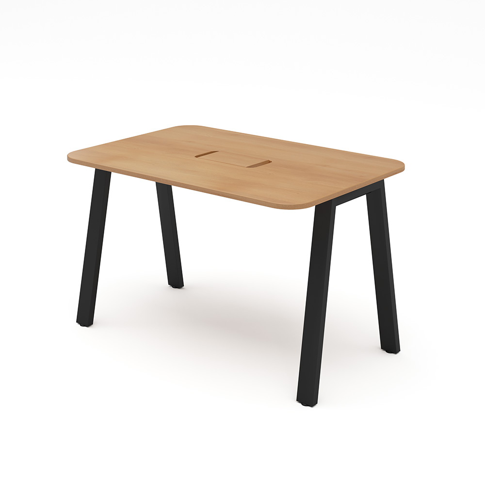 天板ナチュラル/脚ブラック