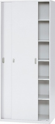 収納家具 スチール製 システム収納L5 収納庫 引違い保管庫 幅90 奥行45