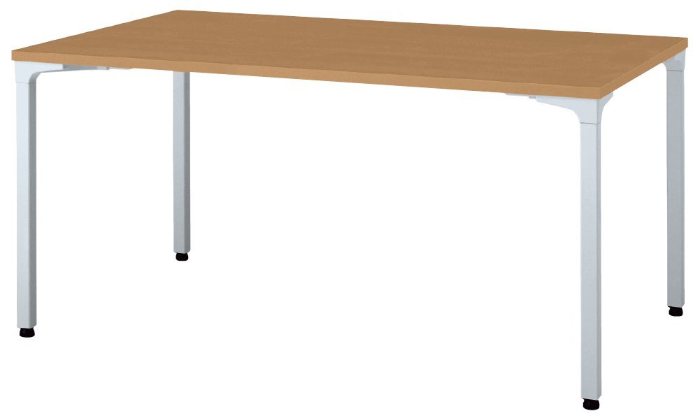 会議テーブル ロンナ 幅150cm 奥行90cm ( ミーティングテーブル ワーク 