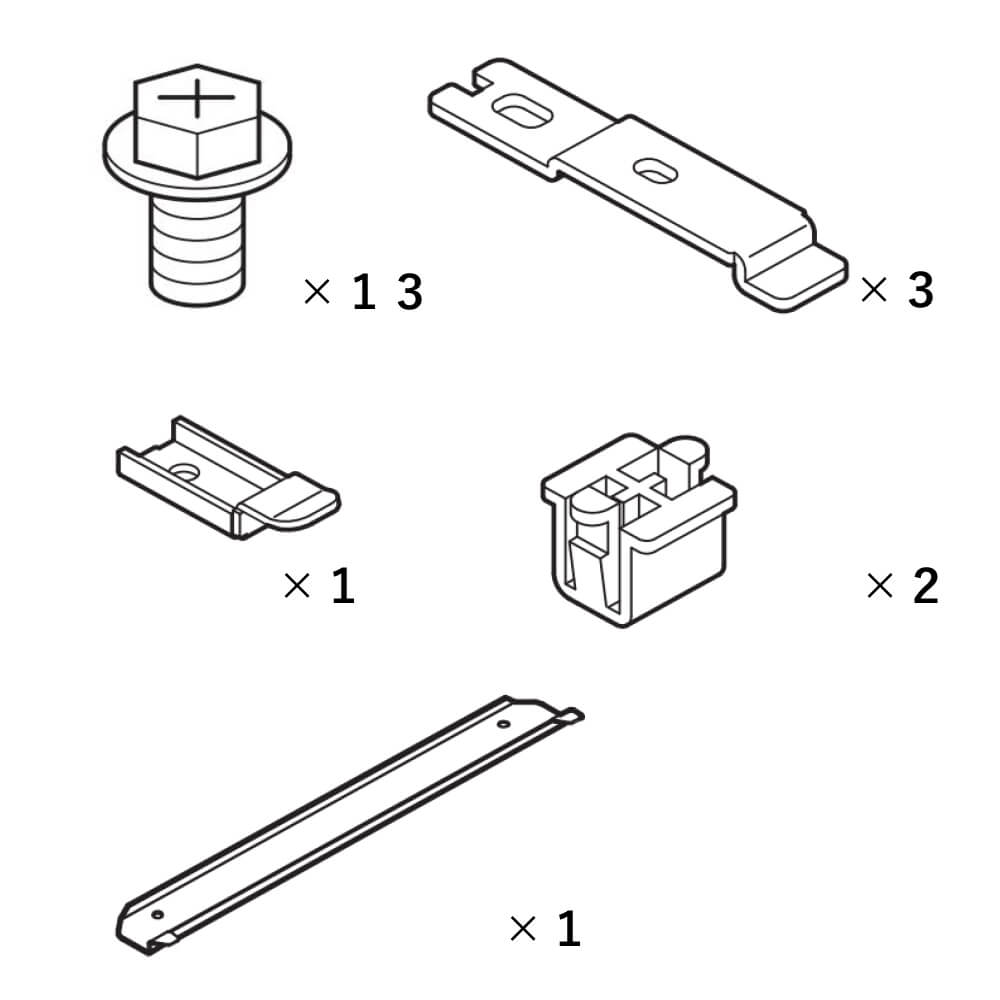 片袖机組立金具セット