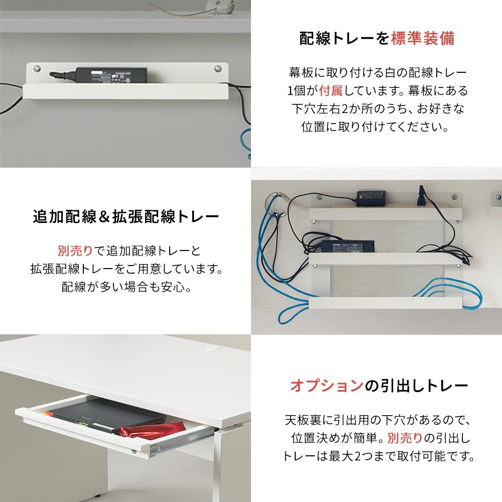 AFデスク OSB脚タイプ 幅100×奥行60×高さ70cm (オフィス パネル脚)