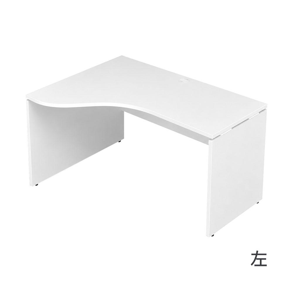 AFデスク ホワイト L型 幅120cm 奥行100cm ( パソコンデスク 学習机)