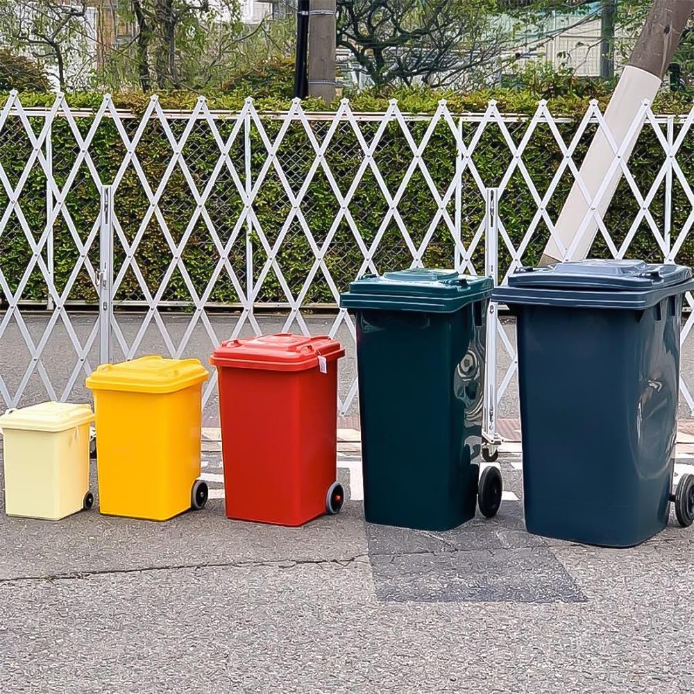 プラスチックトラッシュカン 18L (ゴミ箱 大容量 キャスター付き 