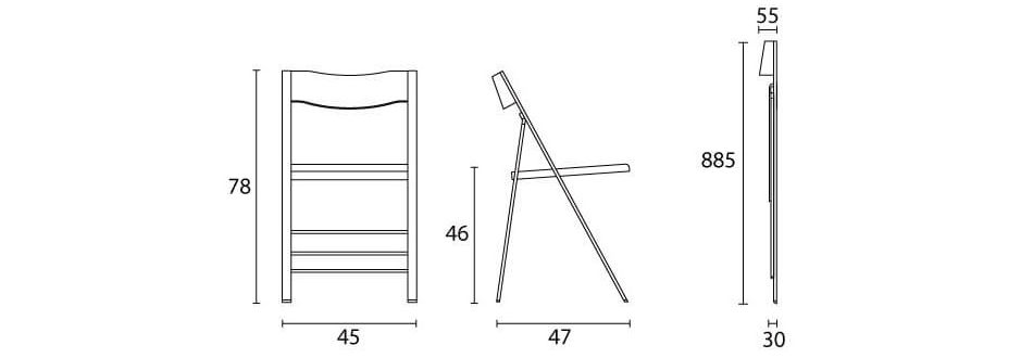 イタリア ARRMET/アーメット チェアポケット 折りたたみチェア 椅子 デザイナーズチェア4