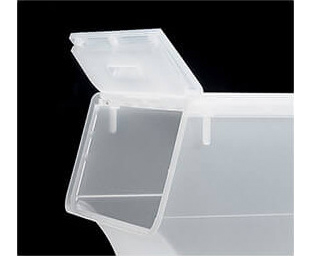 インテリア雑貨 収納ボックス カゴ バスケット 樹脂製 積み重ね収納ケース フロック スリムミニ14