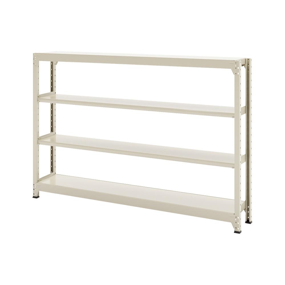 連結ラックFS 本体 スチール棚 4段タイプ 幅183×奥行30.2×高さ119.7cm