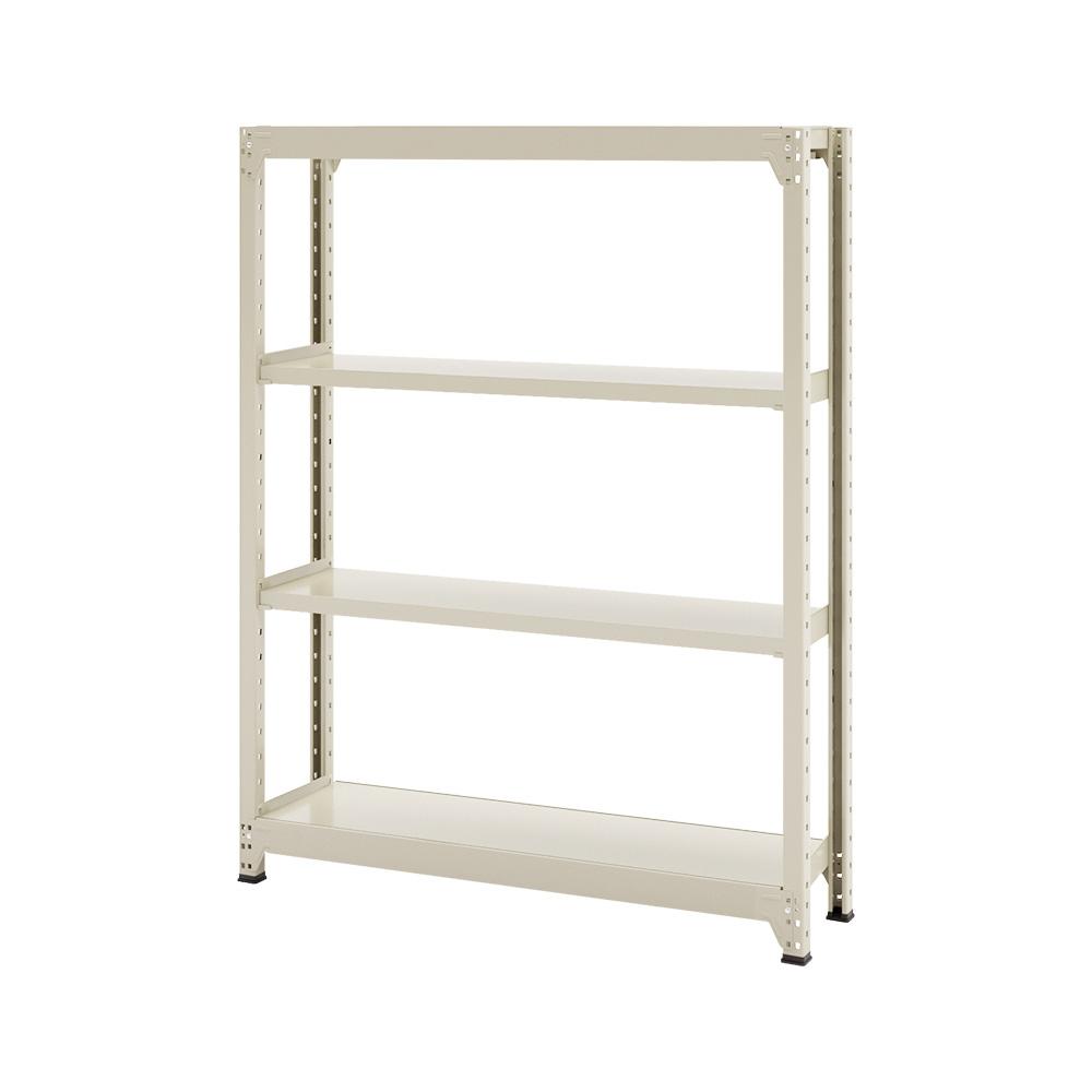 連結ラックFS 本体 スチール棚 4段タイプ 幅123×奥行30.2×高さ149.7cm