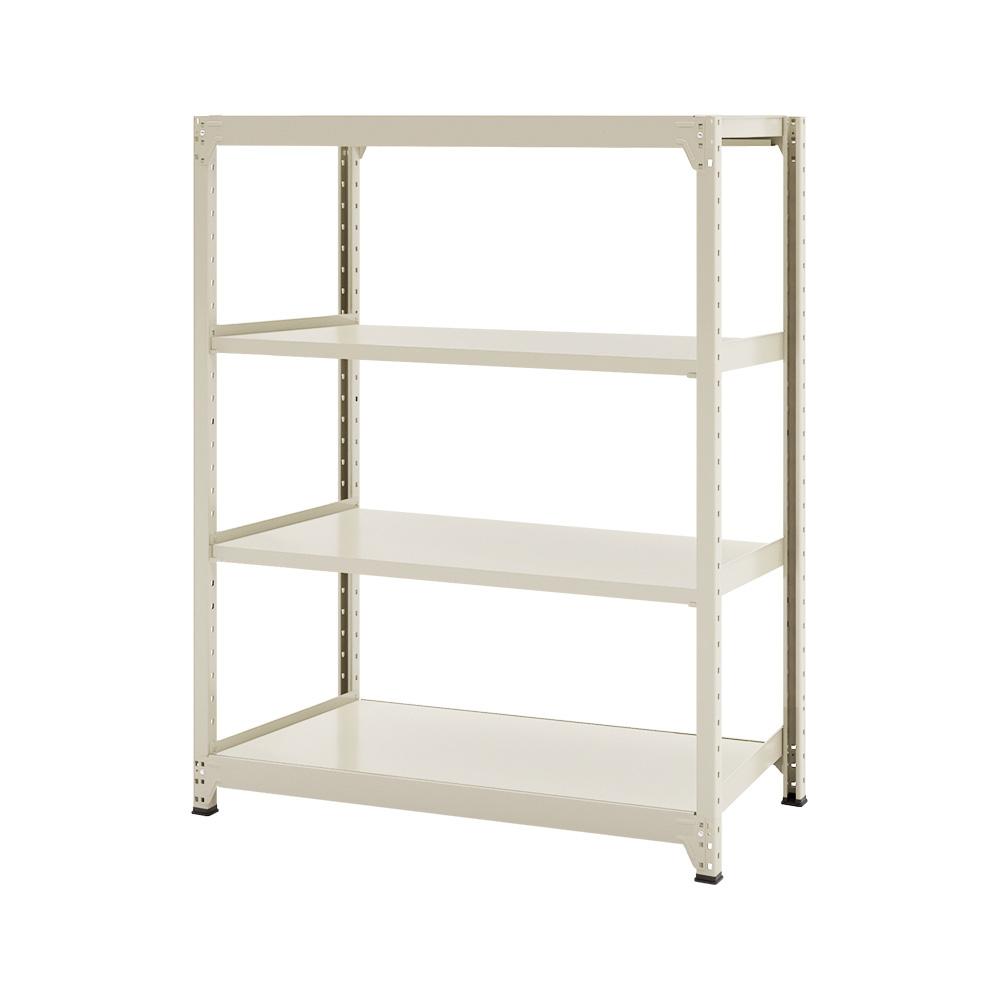 連結ラックFS 本体 スチール棚 4段タイプ 幅123×奥行60.2×高さ149.7cm