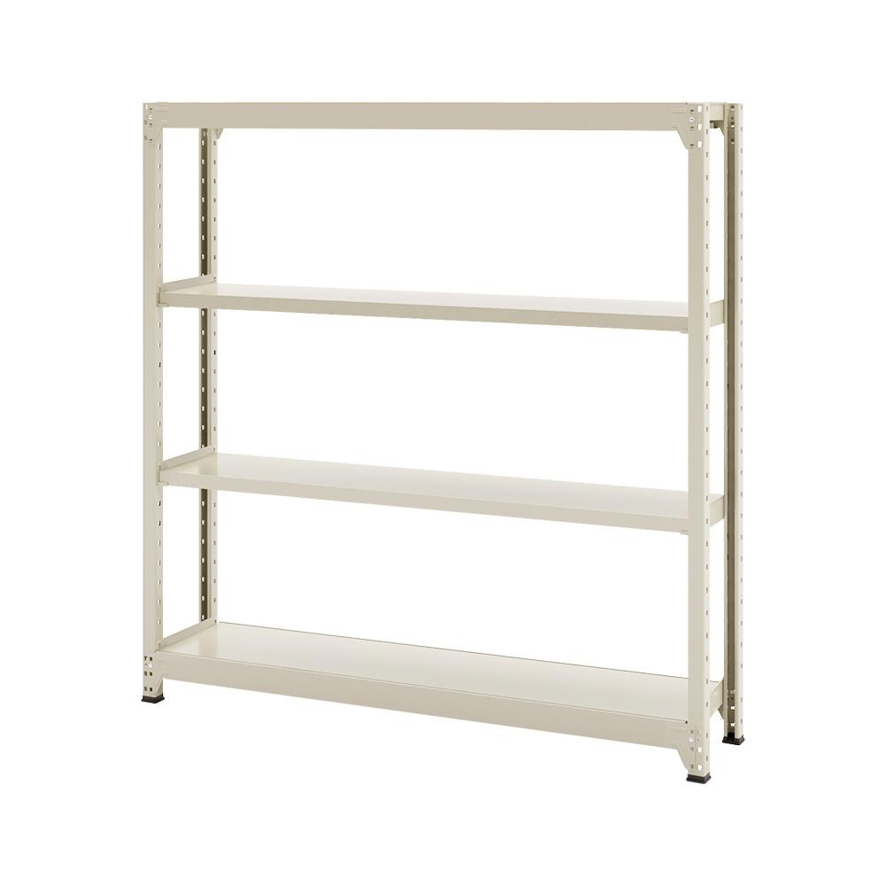 連結ラックFS 本体 スチール棚 4段タイプ 幅153×奥行30.2×高さ149.7cm