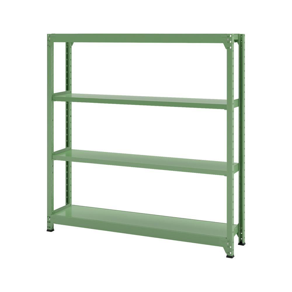 連結ラックFS 本体 スチール棚 4段タイプ 幅153×奥行30.2×高さ149.7cm