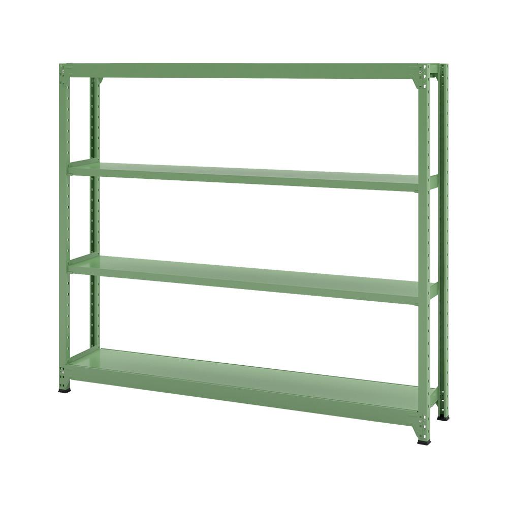 連結ラックFS 本体 スチール棚 4段タイプ 幅183×奥行30.2×高さ149.7cm