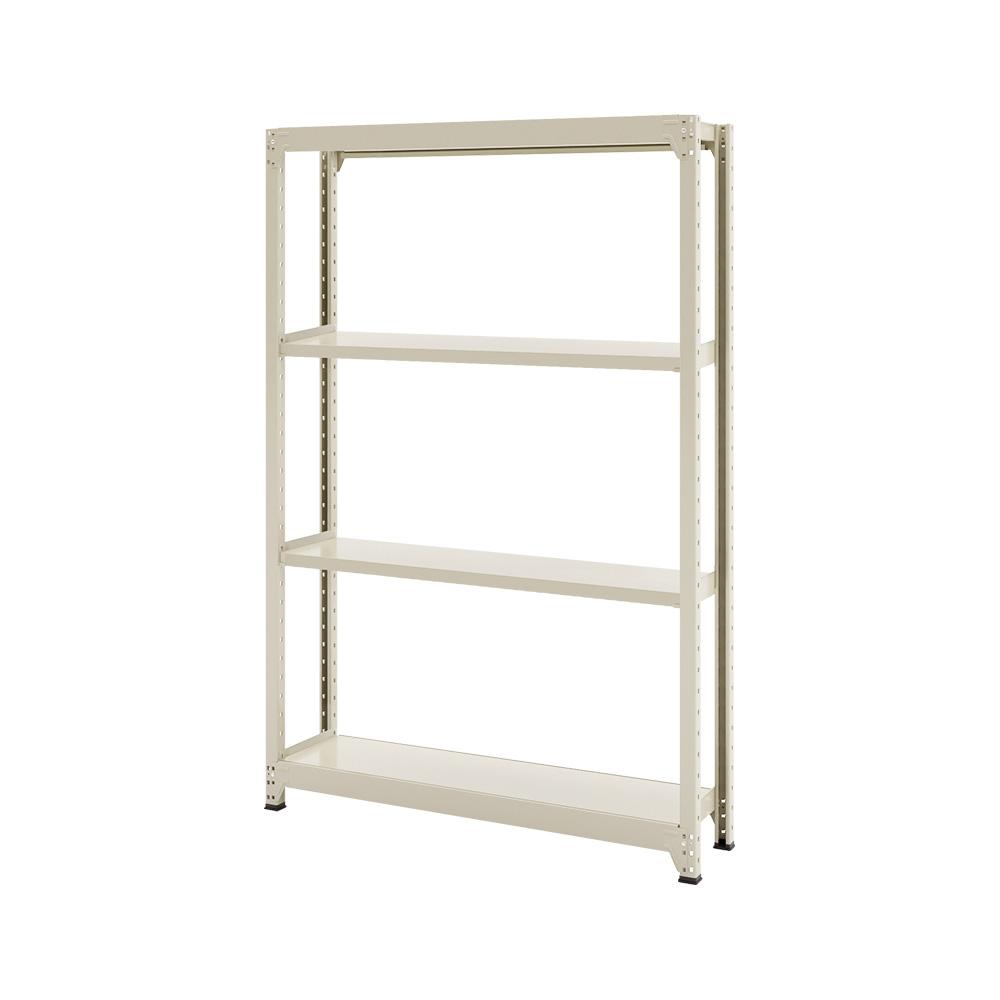 連結ラックFS 本体 スチール棚 4段タイプ 幅123×奥行30.2×高さ179.7cm