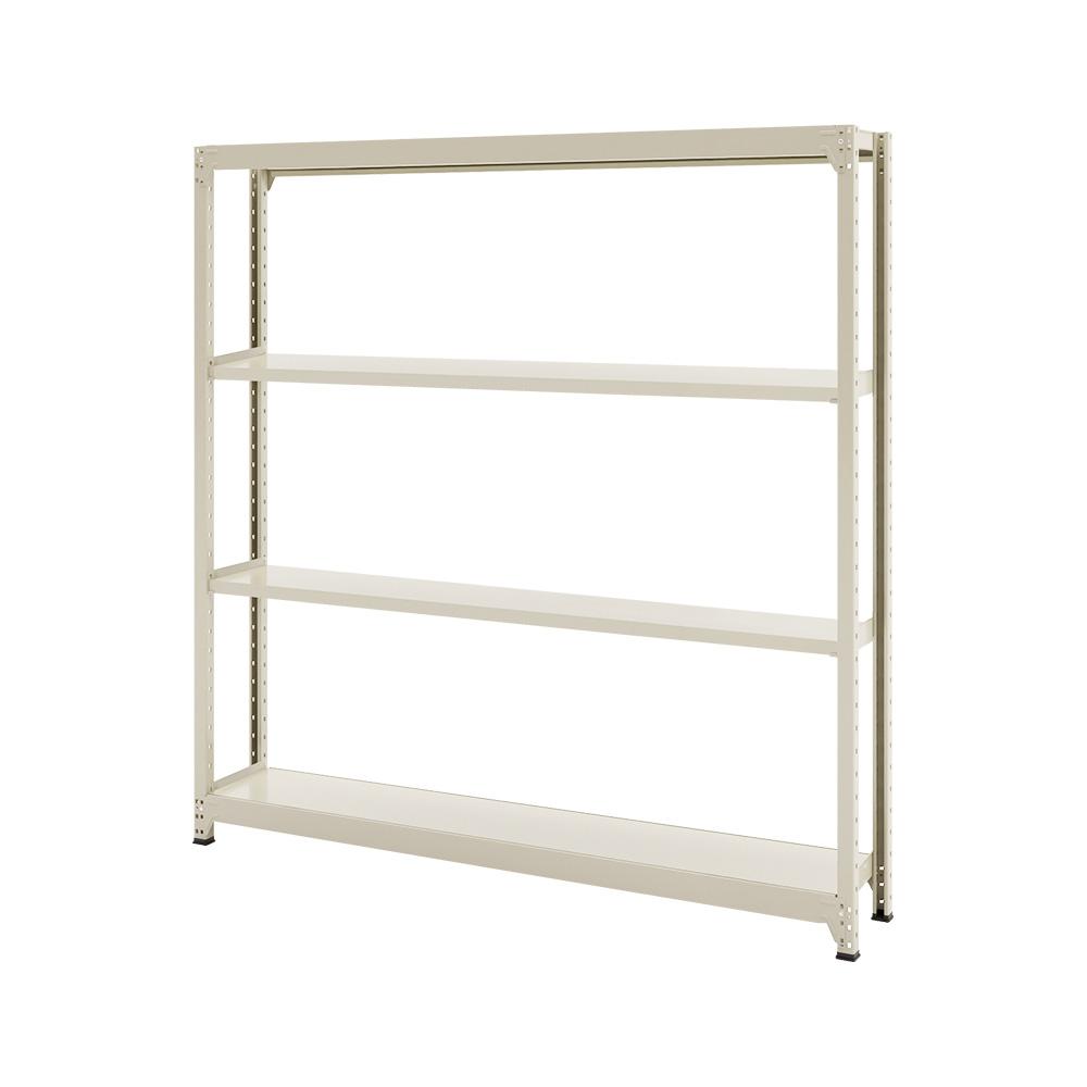 連結ラックFS 本体 スチール棚 4段タイプ 幅183×奥行30.2×高さ179.7cm