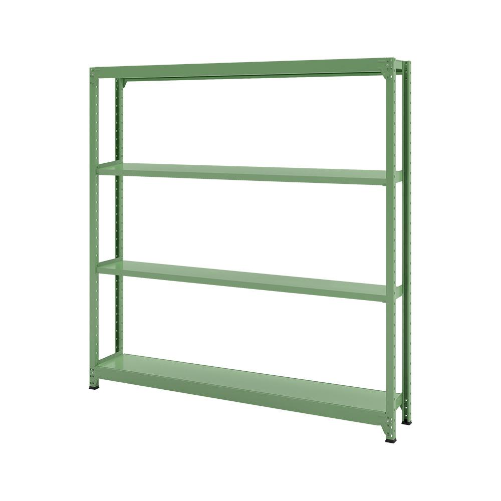 連結ラックFS 本体 スチール棚 4段タイプ 幅183×奥行30.2×高さ209.7cm