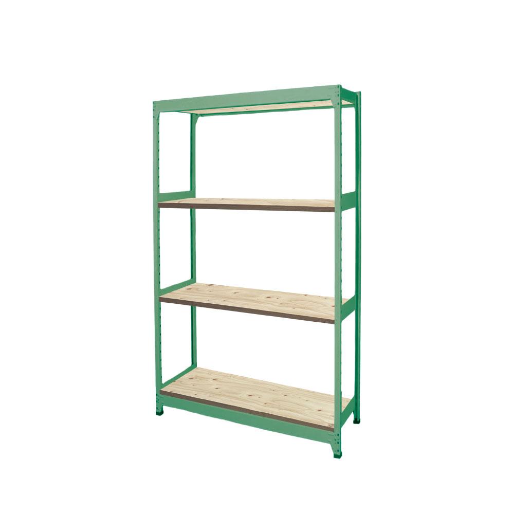 連結ラックFS 本体 木製棚 4段タイプ 幅90×奥行30×高さ180cm