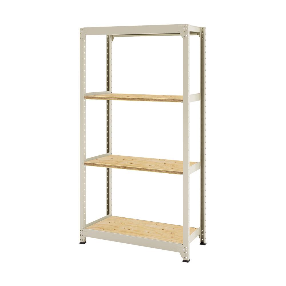 連結ラックFS 本体 木製棚 4段タイプ 幅93×奥行45.2×高さ179.7cm