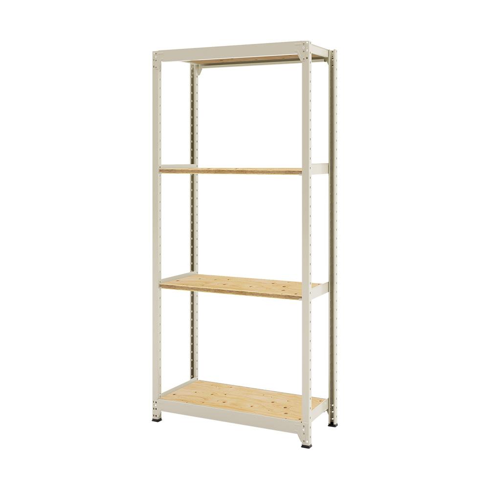 連結ラックFS 本体 木製棚 4段タイプ 幅93×奥行45.2×高さ209.7cm
