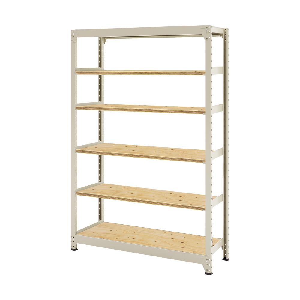 連結ラックFS 本体 木製棚 6段タイプ 幅123×奥行45.2×高さ179.7cm