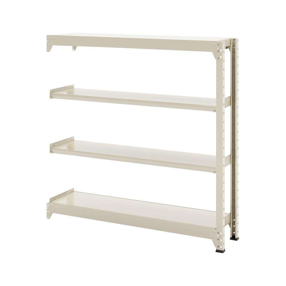 連結ラックFS 増設用 スチール棚 4段タイプ 幅121×奥行30.2×高さ119.7cm