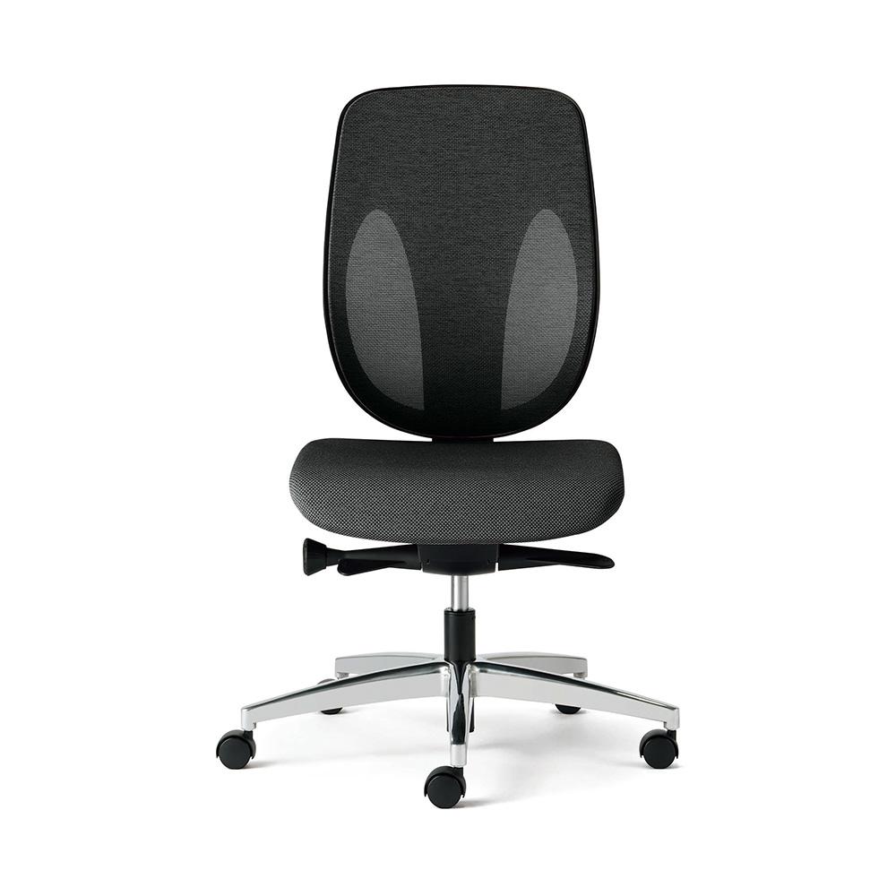 giroflex ジロフレックス 353 チェア 肘なし/アルミ脚 背座同色タイプ