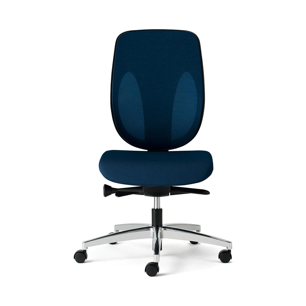 giroflex ジロフレックス 353 チェア 肘なし/アルミ脚 背座同色タイプ