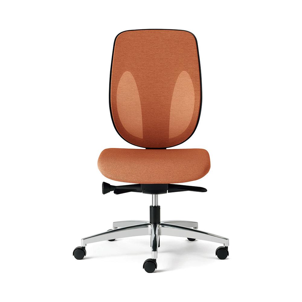 giroflex ジロフレックス 353 チェア 肘なし/アルミ脚 背座同色タイプ