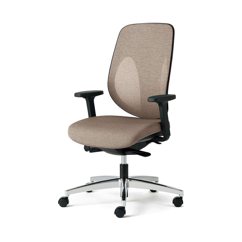 giroflex ジロフレックス 353 チェア 肘付き/アルミ脚 背座同色タイプ