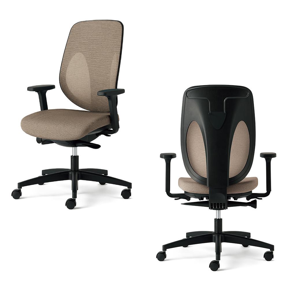 giroflex ジロフレックス 353 チェア ハンガー付き/肘付き/樹脂脚 背座同色タイプ