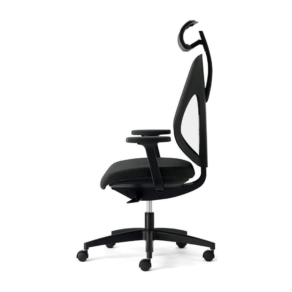 giroflex ジロフレックス 353 ヘッドレスト/肘付き/樹脂脚 背座同色タイプ