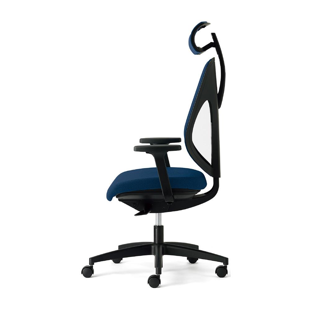 giroflex ジロフレックス 353 ヘッドレスト/肘付き/樹脂脚 背座同色タイプ