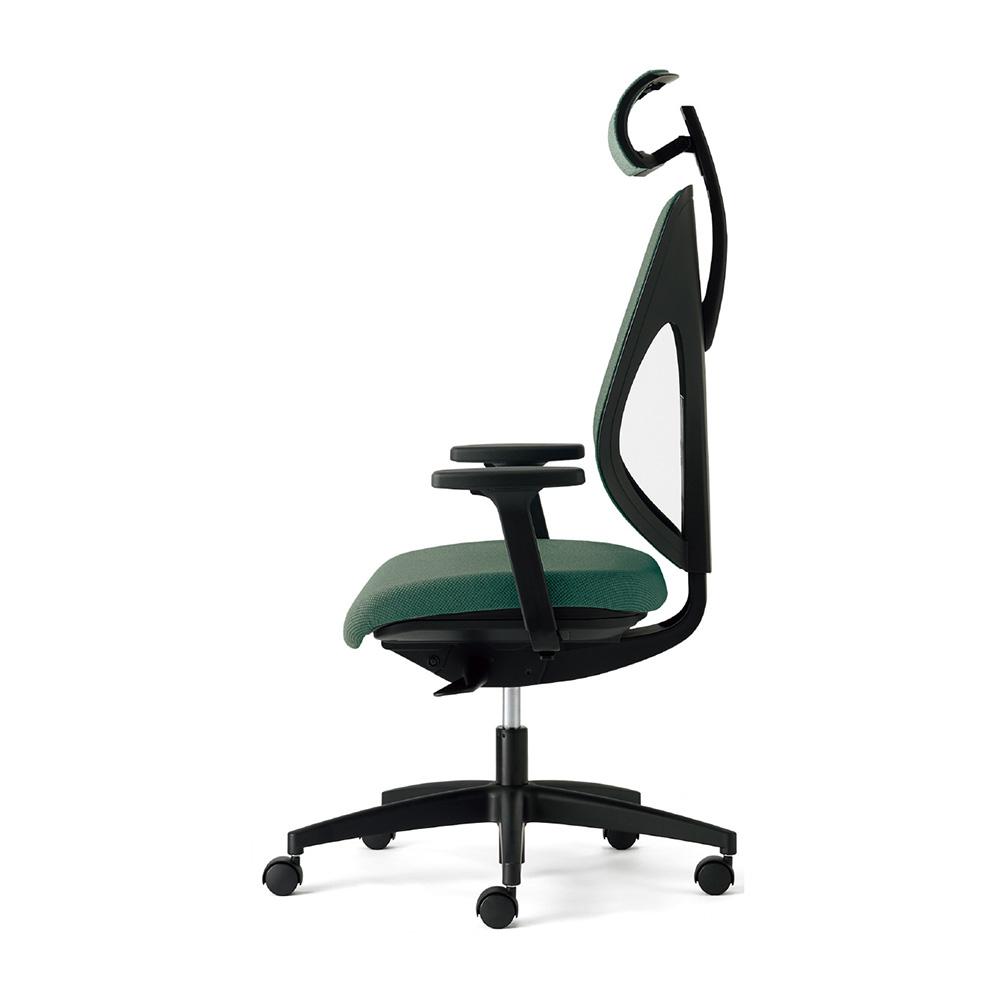 giroflex ジロフレックス 353 ヘッドレスト/肘付き/樹脂脚 背座同色タイプ