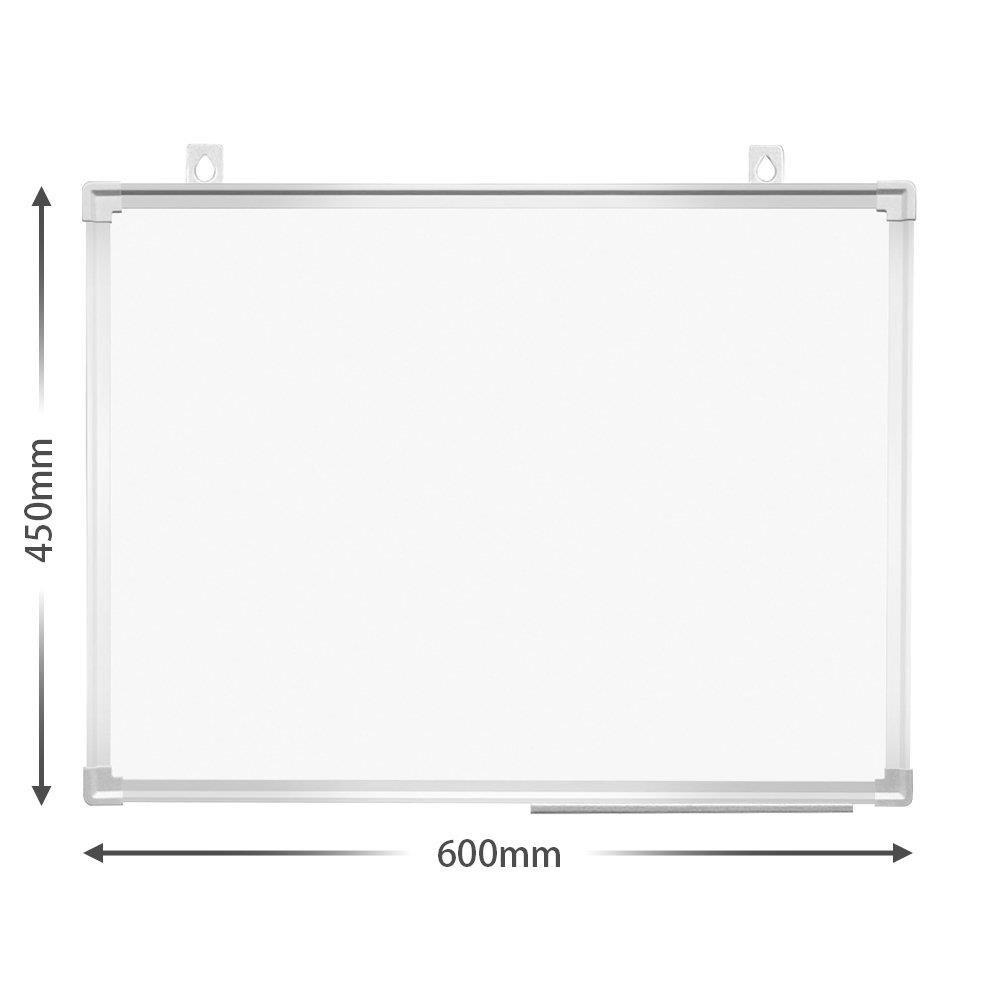 壁掛けホワイトボード (ペン付き イレーザー付き 幅60cm 高さ45cm )