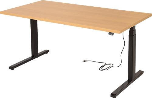 【M】電動昇降デスク デスクHT 長方形 木製テーブル 幅150 奥行75cm